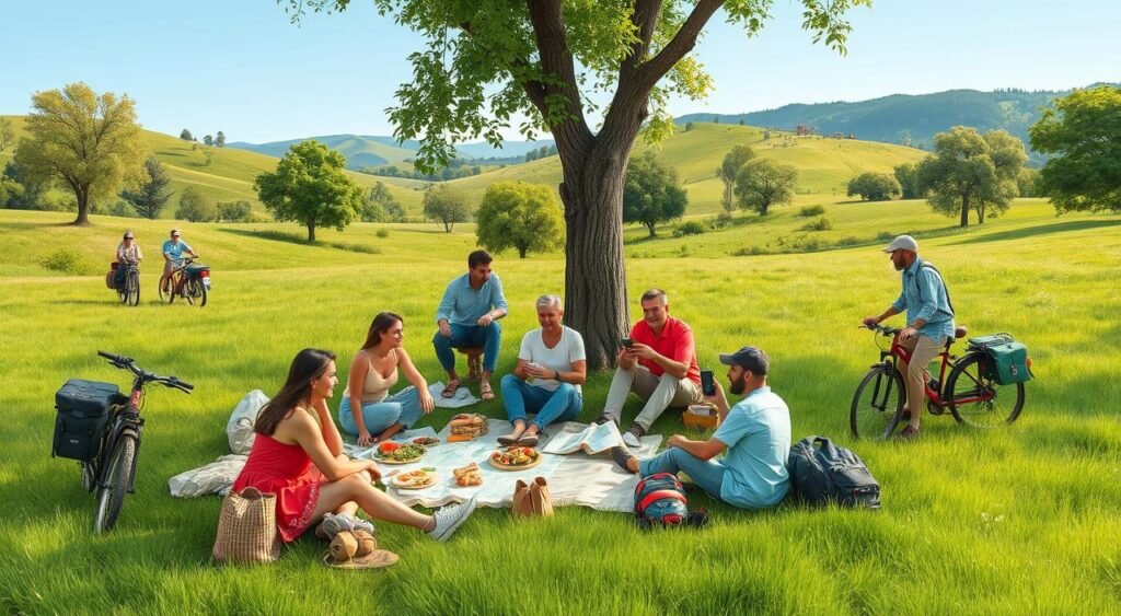 Connect and Explore: Slow Travel Social Networking