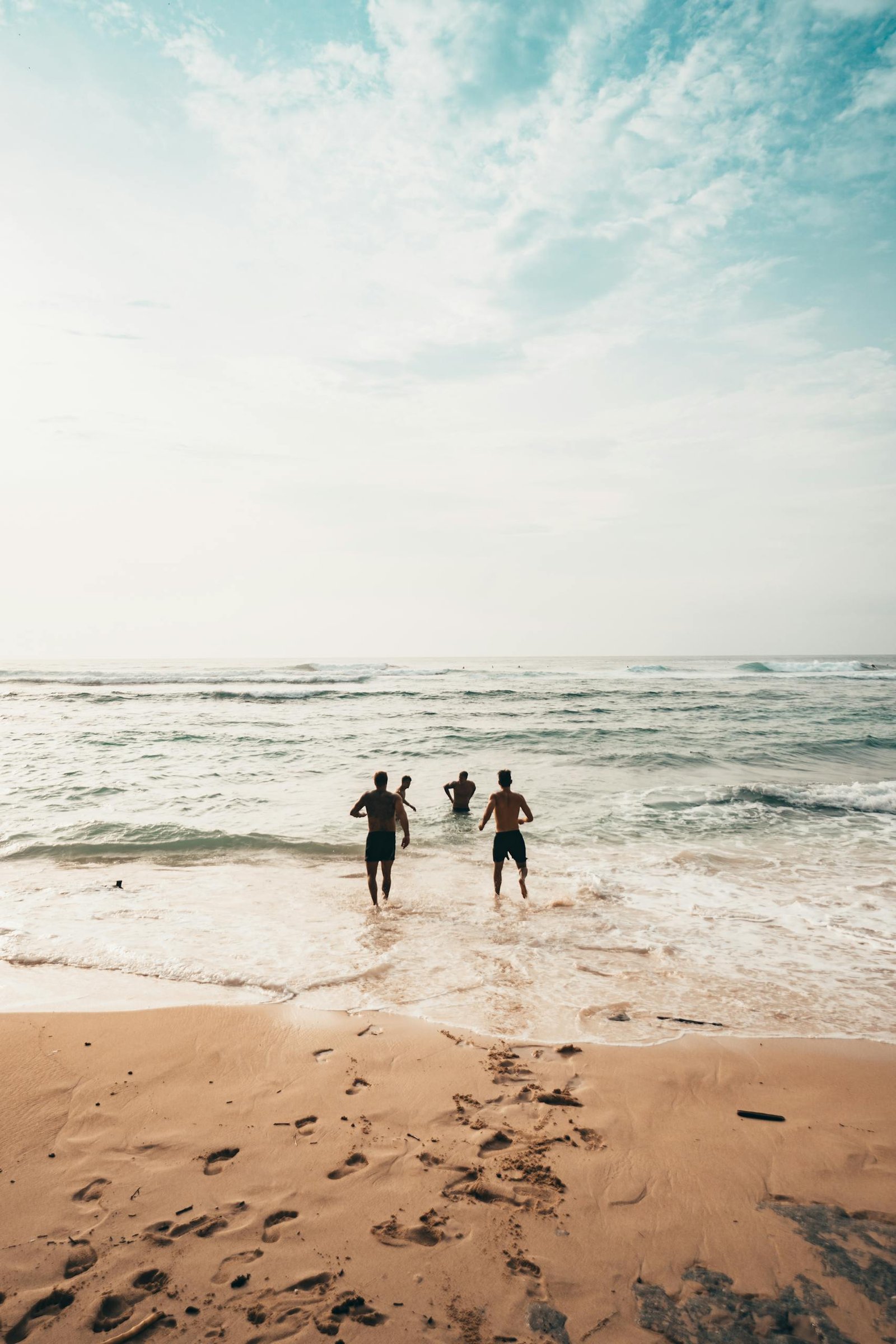 Your Journey People Running Near Seashore at Daytime Photo
