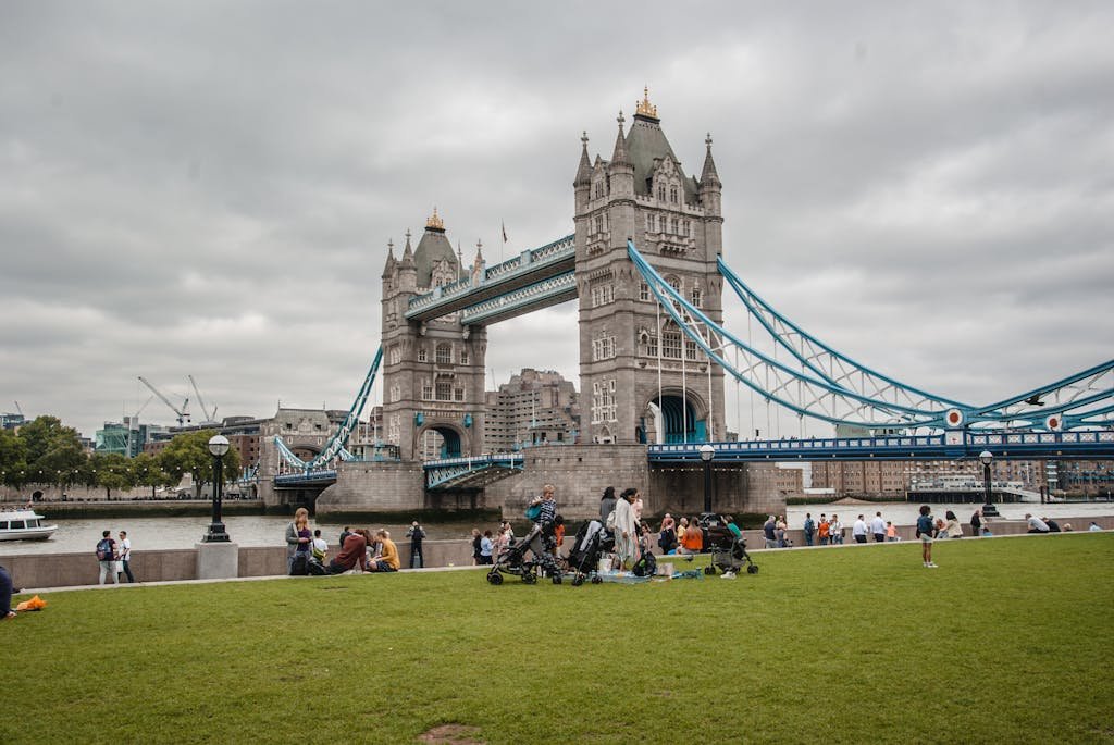 Grand British Isles Adventure Iconic Tower Bridge in London forming part of tours of great Britain.