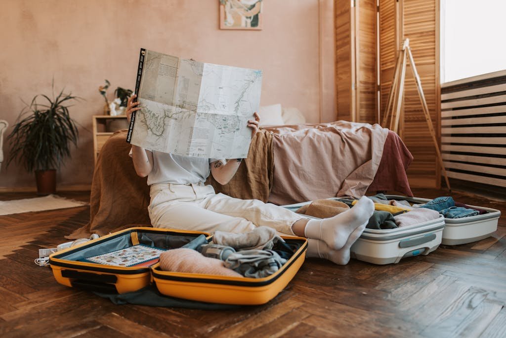 Ultimate Packing List for Europe Complete packing list for Europe showing organized luggage with essential travel items for mature travelers planning extended European adventures